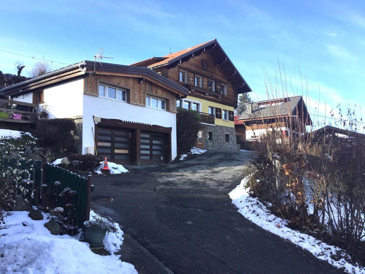 Chambre Independante Avec Salle De Bain Independante Au Rdc D Un Chalet A 25 Kms Chamonix 圣热尔韦莱班 外观 照片